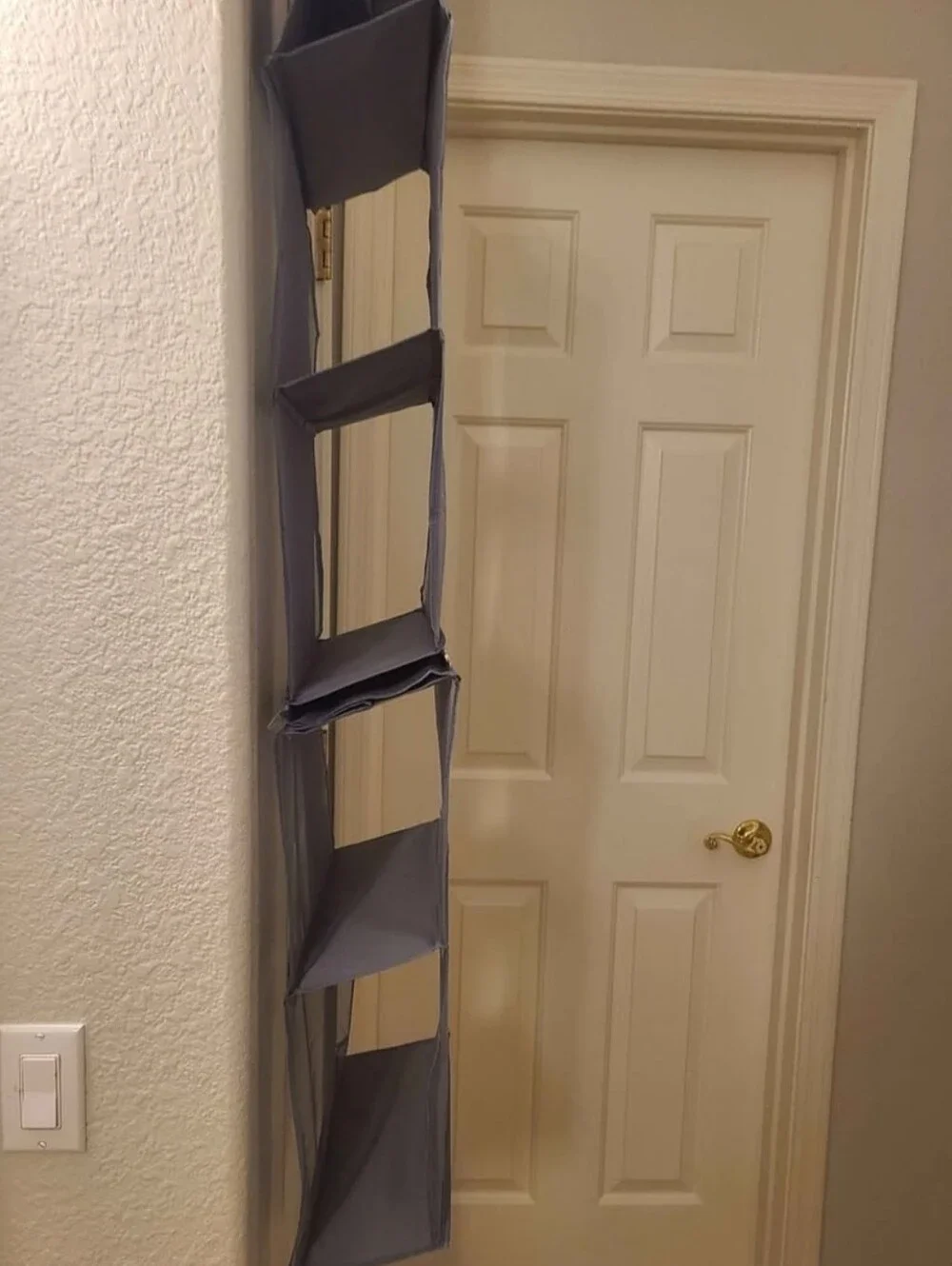 Hanging 4-Tier Closet Organizer Shelf - Gray Set Of 3